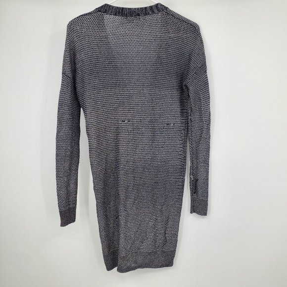 Vince Linen Blend Women's Long Oversized Button Front Cardigan Sweater XXS - Picture 2 of 14